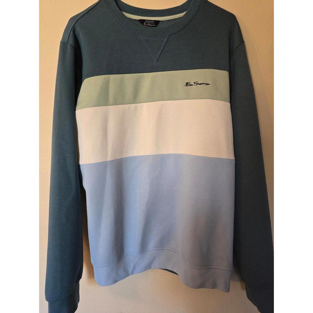 Ben Sherman Big Stripes Men's Pullover Sweatshirt (M)